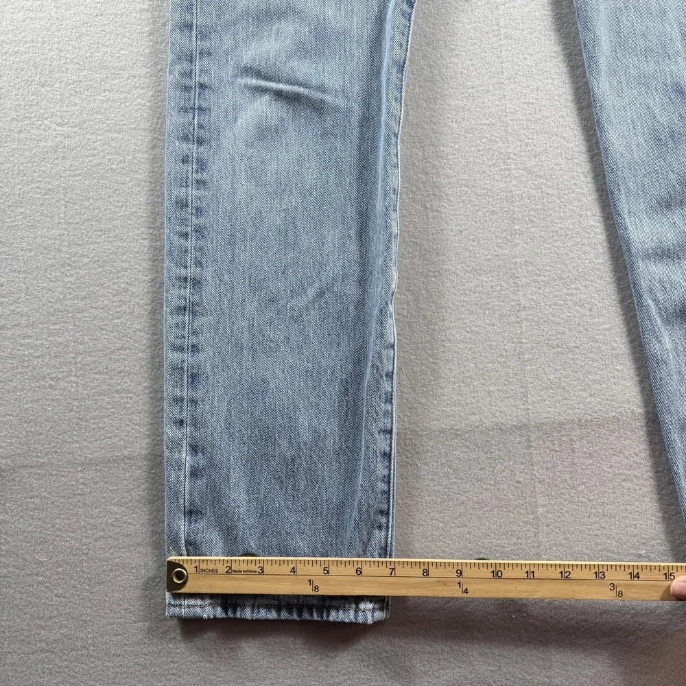 Levis 501 Jeans Mens 29x32 (Fit 29x30) Light Wash Straight Denim Button Fly